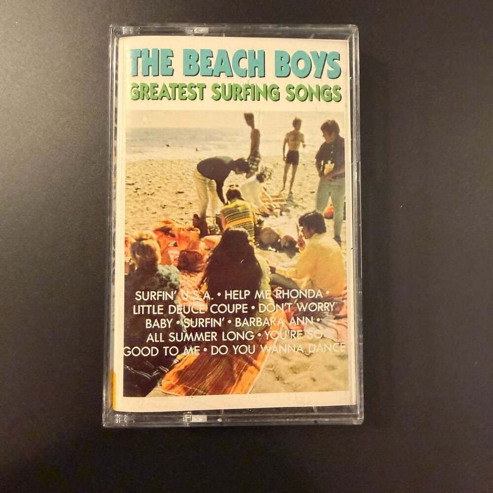 The Beach Boys Greatest Surfing Songs Cassette Tape